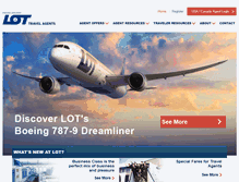 Tablet Screenshot of lottravelagents.com